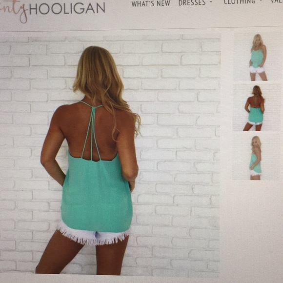 Dainty Hooligan Three String Tank Blouse - Picture 2 of 5